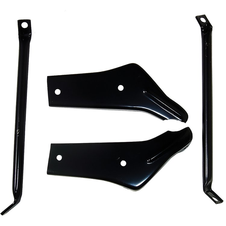 BP7022V Rear Bumper Bracket Set 1966-67 Chevy Chevelle, Malibu