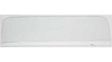 BT67723C Back Window Glass; 1967-72 Chevrolet, GMC Pickup Truck; Clear; Small Window; 12" x 42"