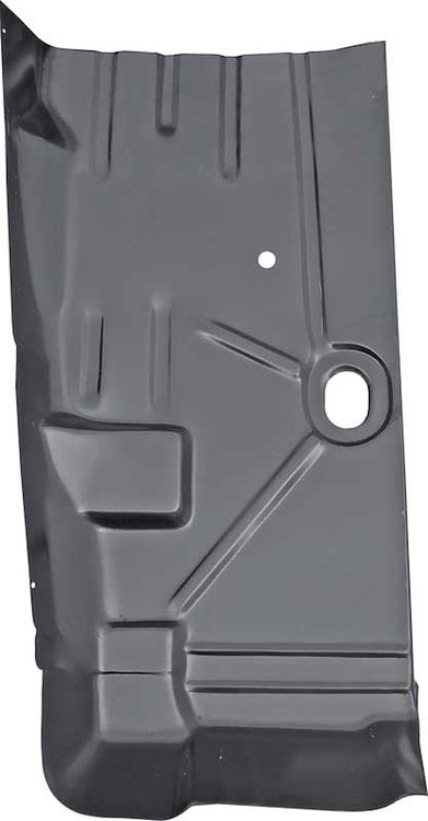 C107L Front Floor Pan; Partial 1967-69 Camaro, Firebird; LH; EDP Coated