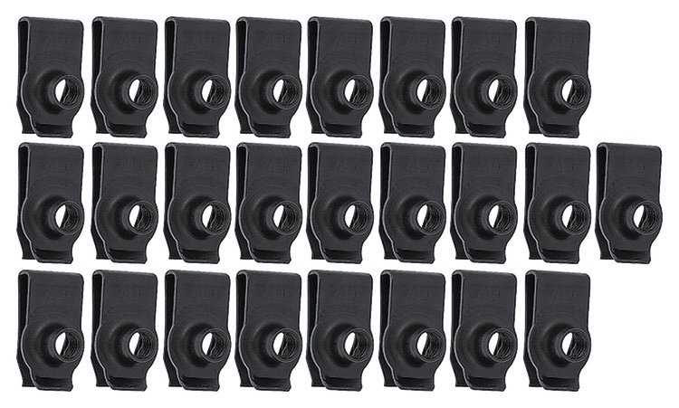 25 Piece Extruded U-Nut Set Includes 11503957