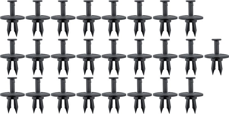 Retainer Push-In Style Blind Rivet GM 5973400 - Bulk Set Of 25 Pcs