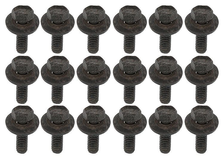 Hex Head Sems Bolt M6-1.0X20Mm Set Includes 18 11508023