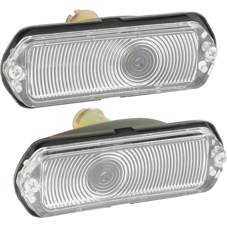 C1713 Park Lamp Assembly Set for 1963 Chevy Impala, Bel Air, Biscayne