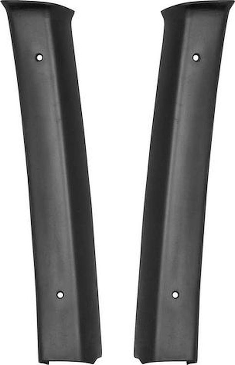 C483004 1968-72 Chevy II, Nova, Ventura; Quarter Panel Pillar Post Covers; Pair