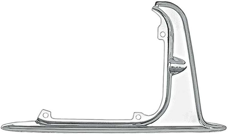 C626301 1962-63 Chevrolet Impala; Gas Door Guard; Stainless Steel