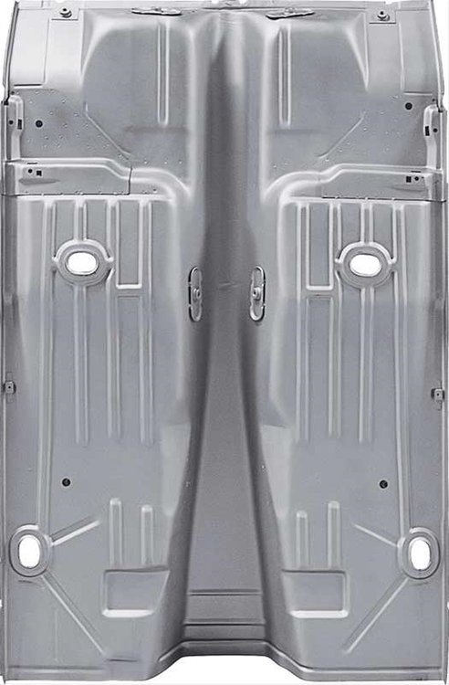 C9003W Full Floor Pan Assembly 1967-69 Camaro, Firebird; With Silver Weld-Thru„¢ Coating
