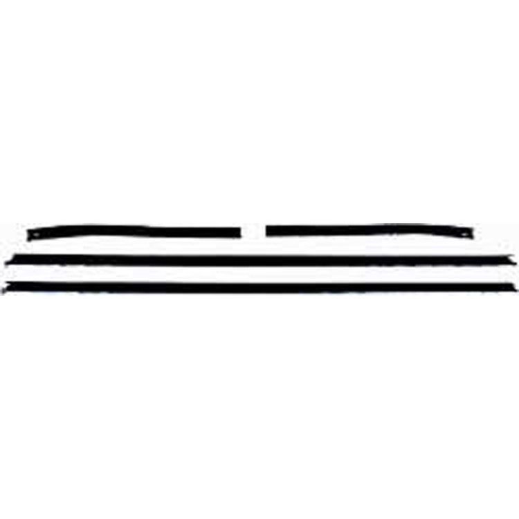 CA156A 1968-69 Camaro, Firebird Coupe; Windowfelt Set; OE Style; Outer; 4 Pieces; w/o Outer Door Moldings