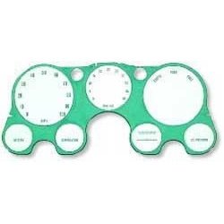 CC1001 1967-72 Chevrolet/GMC Truck, Blazer, Jimmy, Suburban, Instrument Panel Lens, w/ Gauges & Tach