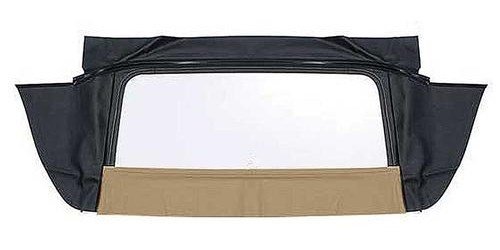 CD1018215 1971-76 GM B-Body Convertible; Rear Window Only; Plastic; With Zipper; Vinyl; Buckskin