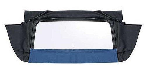 CD1018216 1971-76 GM B-Body Convertible; Rear Window Only; Plastic; With Zipper; Vinyl; Blue