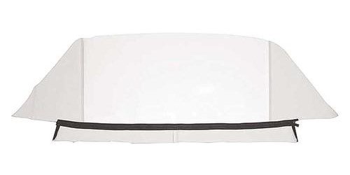CD1025221 1961-64 GM B-Body Convertible; Rear Window Only; Plastic; Vinyl; White