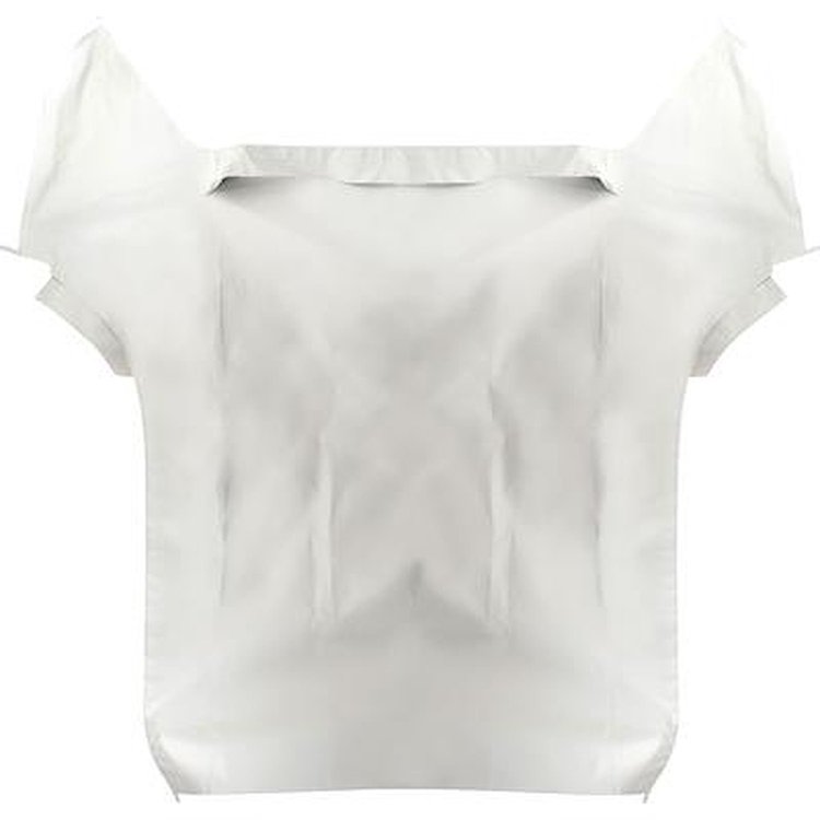 CD1028110 1955-57 Chevrolet, Pontiac; Top Only; Use With Plastic Curtain; Vinyl; White/Black