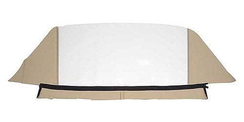 CD1029205 1958 Chevrolet Impala/Pontiac Bonneville Chieftain; Convertible Top Rear Window; Vinyl; Tan