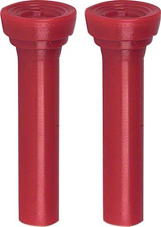 CLK702 1961-66 GM; Door Lock Knobs;Flat Head Design; Self-Threaded; Red; Pair; Reproduction