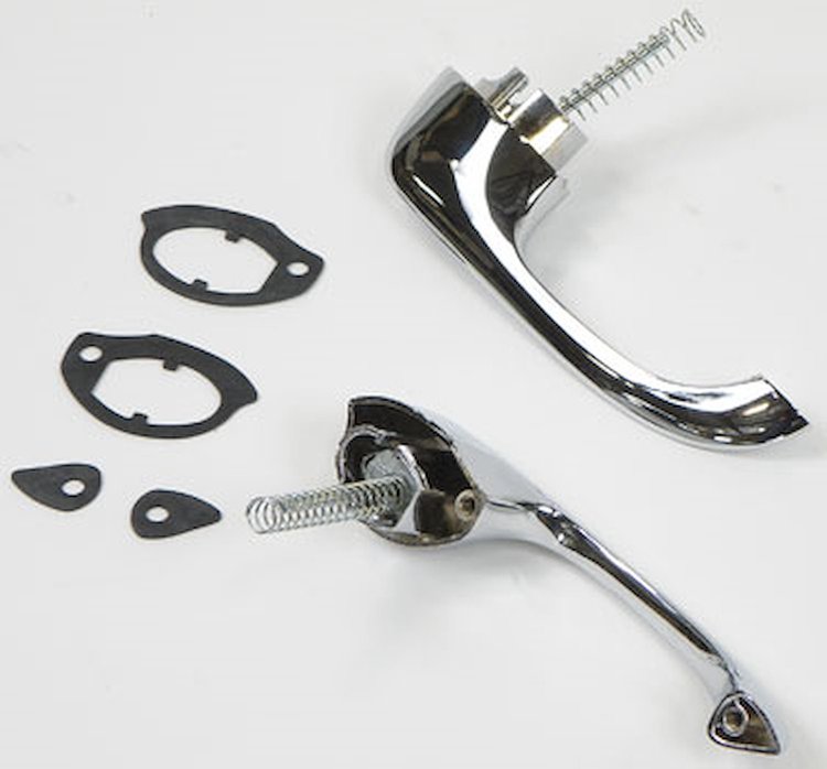 CM2415 Front Outer Door Handle Set 1965-68; 4 Door; Impala/Full Size