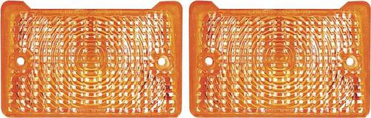 CM3061A Park Lamp Lens Set-1971-72 Nova; Amber