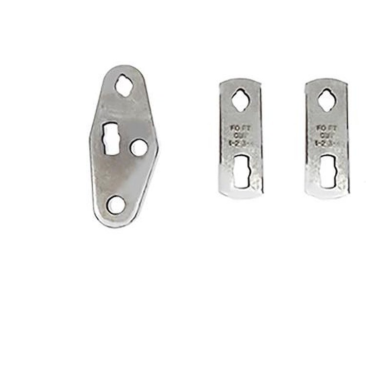CP10484Z 1969-72 Cutlass, Skylark, GTO, GS; Hurst Shifter 3 Piece Tab Set