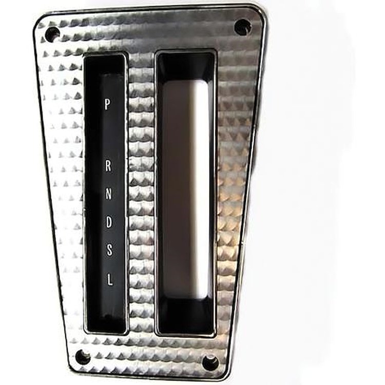 CP10493F 1970-81 Pontiac Firebird; Floor Console; Shifter Trim Plate; GM# 480730