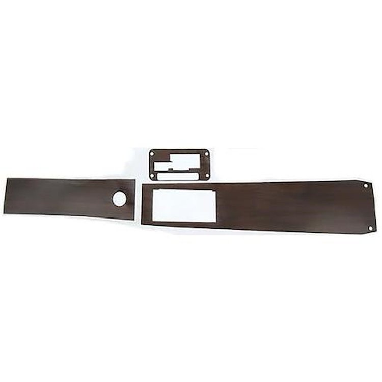 CP1556G 1967 Pontiac GTO, LeMans, Tempest; Automatic Transmission; Hurst Dual Gate Shifter; Console Woodgrain Insert Kit; 3 Piec