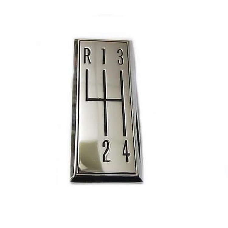 CP1576T 1964-68 Oldmobile Cutlass; 4-Speed Transmission; Console Shift Pattern Emblem