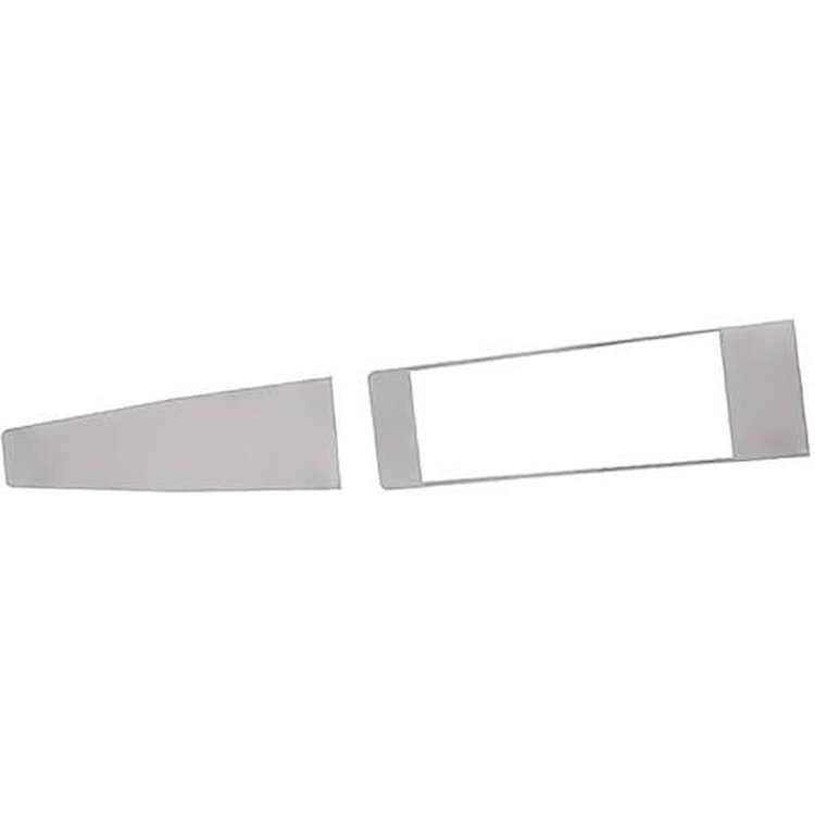 CP1644C 1968-72 Chevrolet Chevelle, El Camino; Brushed Aluminum; Console Inserts