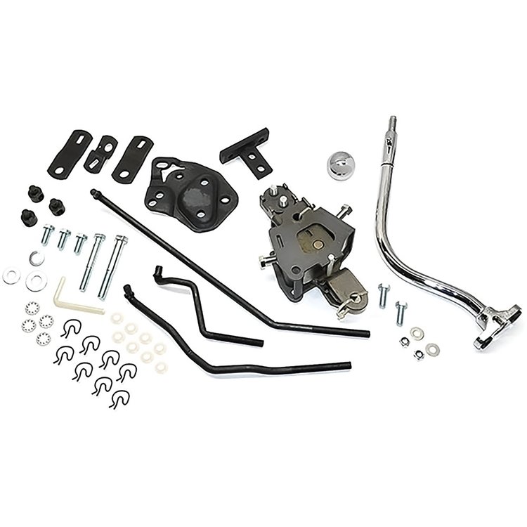 CP9562V Muncie Shifter Arm with 4-Speed Shifter Body Set for 1964-1967 GM Bench Seat Models
