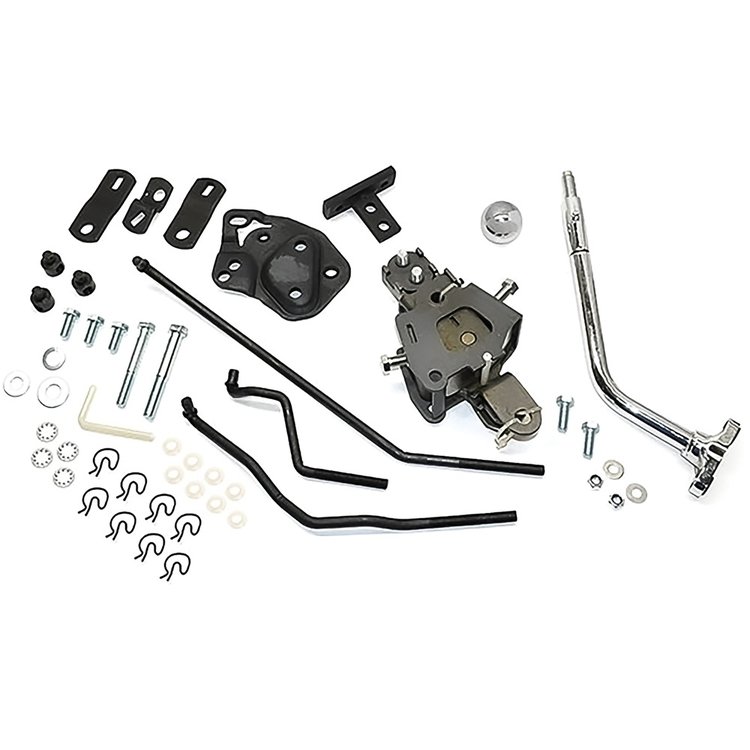 CP9570V Muncie Shifter Arm with 4-Speed Shifter Body Set for 1965-1967 GM Bucket Seat Models