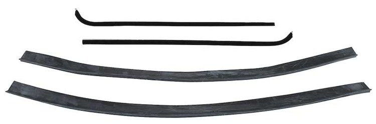 CR1068 1951-54 Chevrolet, GMC Pickup Truck; Window Felt/Belt Line Weatherstrip Set; Inner and Outer; 4-Piece