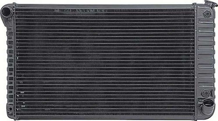 CRD1014S Radiator-1972-74 Nova V8 Small Block W/ MT-- 4 Row (17" X 23" X 2-5/8" Brass/Copper Core)