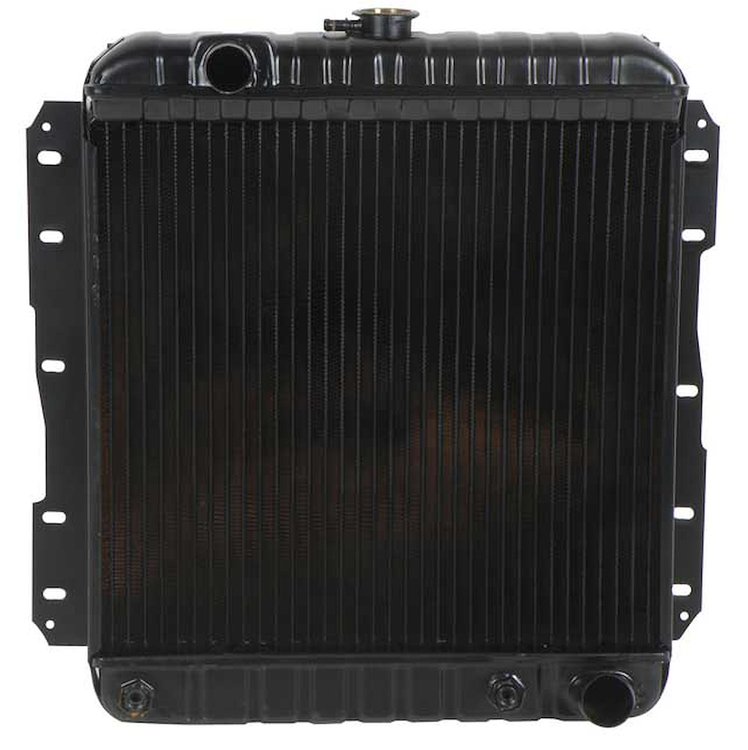 CRD1043A Radiator-1958 Impala/Full Size V8-283 W/ AT-3 Row (18" X 19-1/4" X 2") Copper/Brass Core