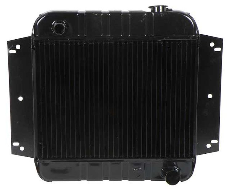 CRD1123S Radiator-1962-70 Chevy II/Nova 4 Cylinder W/ MT-3 Row (15" X 18-1/2" X 2") Brass/Copper Core