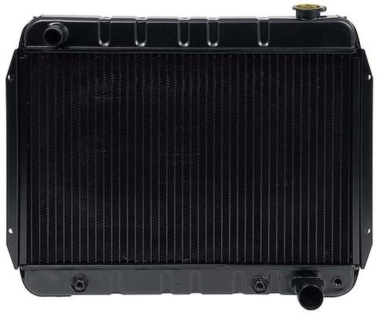 CRD1143A Radiator-1963-65 Chevy II/Nova L6 194/230 AT 3 Row Inlet On Driver Side (15-5/8" X 23" X 2" Core)