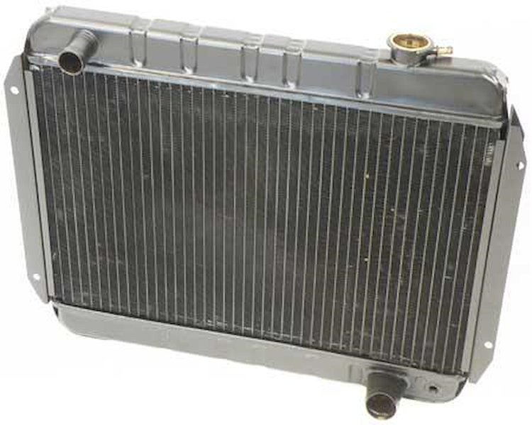 CRD1143S Radiator-1963-65 Chevy II/Nova L6 194/230 W/ MT-Brass/Copper 3 Row (15-5/8" X 23" X 2" Core)