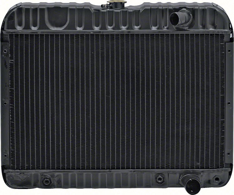 CRD1173A Radiator-1964-65 Impala/Full-Size 6-230 W/ AT-Copper/Brass 3 Row (15-1/2" X 23-1/2" X 1-1/4" Core)