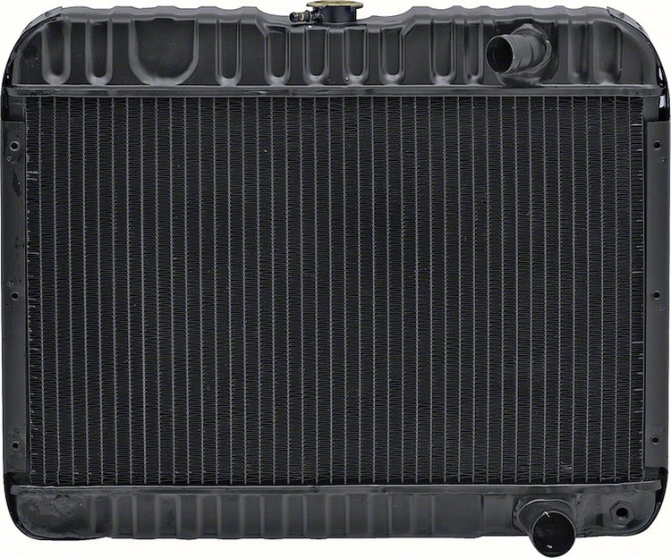 CRD1173S Radiator-1964-65 Impala/Full-Size 6-230 W/ MT-Copper/Brass 3 Row (15-1/2" X 23-1/2" X 1-1/4" Core)