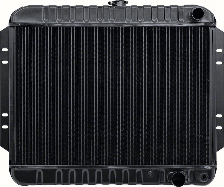 CRD1243S Row-1965 Impala/Full-Size V8-409 W/ MT & W/O AC 3 (17-1/2" X 25-1/2" X 2"Core) Copper/Brass