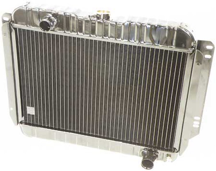 CRD1283S Radiator-1966 Impala/Full-Size V8 283/327 W/ MT W/O AC-3 Row (15-1/2" X 23-1/2" X 2" Core)