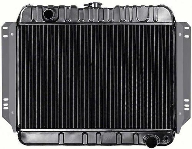 CRD1313S Radiator-1963-65 Inova V8 283/327 W/ MT-3 Row Inlet On Driver Side (15-1/2" X 23-1/2" X 2" Core)