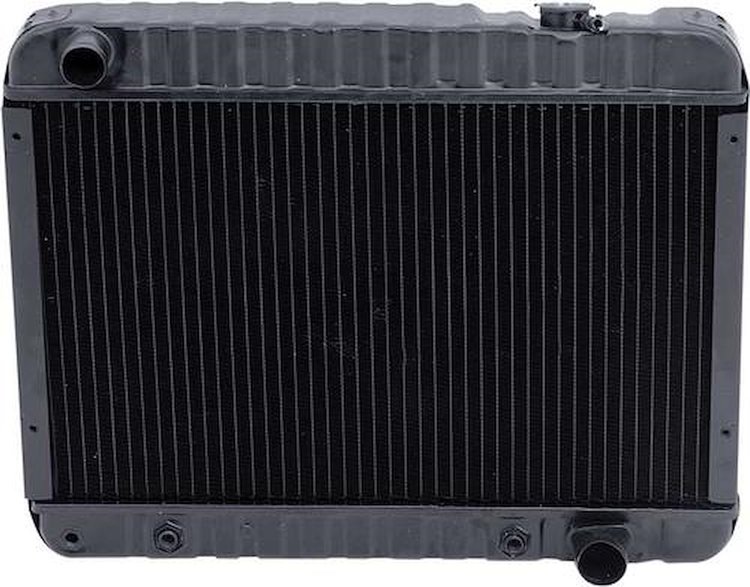 CRD1334Z Radiator 1963-67 Nova 327/350Hp A/T Copper 4 Row With Recessed Side Brackets