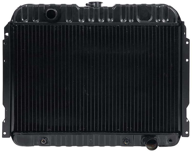 CRD1373A Radiator-1967 Impala/Full-Size V8 283/327 W/ AT & AC-3 Row (17-1/2" X 25-1/2" X 2" Core)