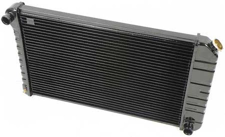CRD1533S Radiator-1974-78 Firebird V8 W/ MT-3 Row (17" X 27-1/2" X 2" Core) Copper/Brass