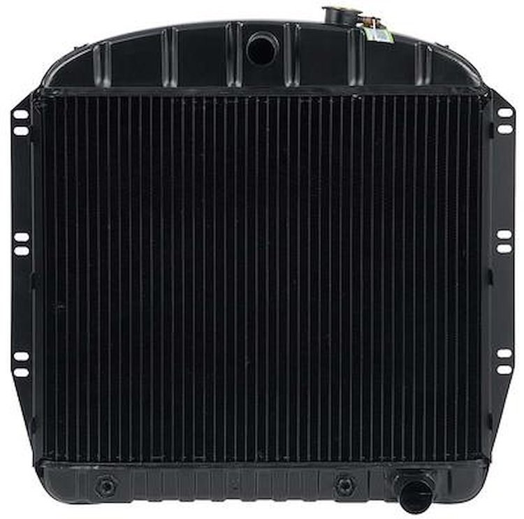 CRD1574A Radiator 1955-59 Chevrolet Truck L6/V8 With AT 4 Row Copper/Brass (19-1/4" x 23-1/2" x 2-5/8" Core)