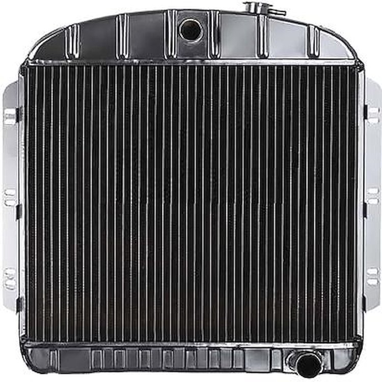 CRD1594AH 1960-62 Chevy Truck; 4-Row Radiator, High-Efficiency Core, Copper/Brass, L6/V8 w/AT, (19-1/4" x 23-1/2" x 2-5/8" Core)