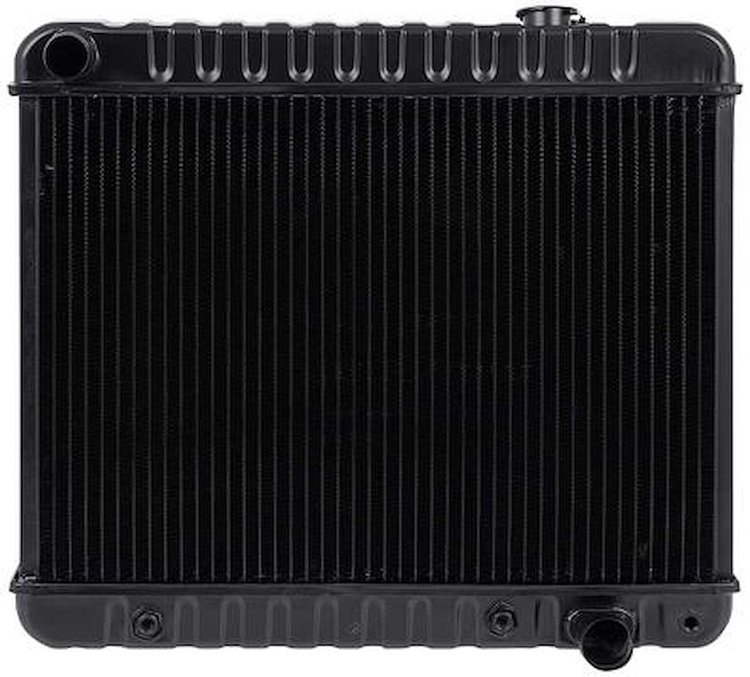 CRD1614A Radiator 1963-66 GM Truck L6/V8 AT 4 Row Copper/Brass (17-3/8" x 24-3/4" x 2-5/8" Core)