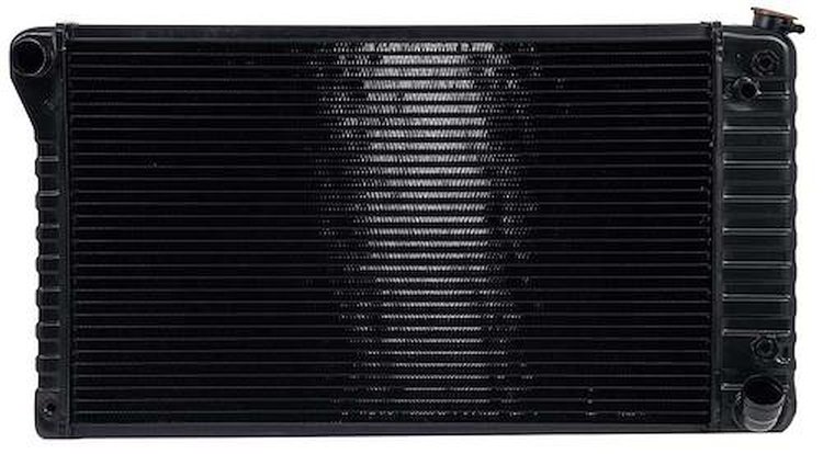CRD1664A Radiator 1971-72 Chevrolet Pickup L6/V8 With AT 4 Row Copper/Brass (17" x 28-3/8" x 2-5/8" Core)