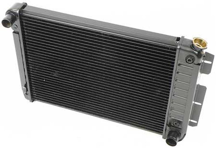 CRD17603A Radiator 1982-92 Camaro/Firebird 6 Cylinder With Automatic Trans 3 Row Copper/Brass
