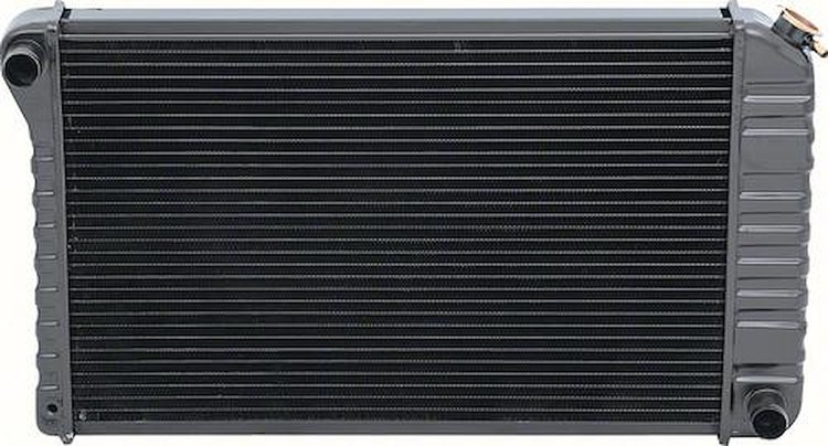 CRD1776S Radiator 1973-77 Chevrolet Truck V8 With MT 4 Row Copper/Brass (17" x 28-3/8" x 2-5/8" Core)