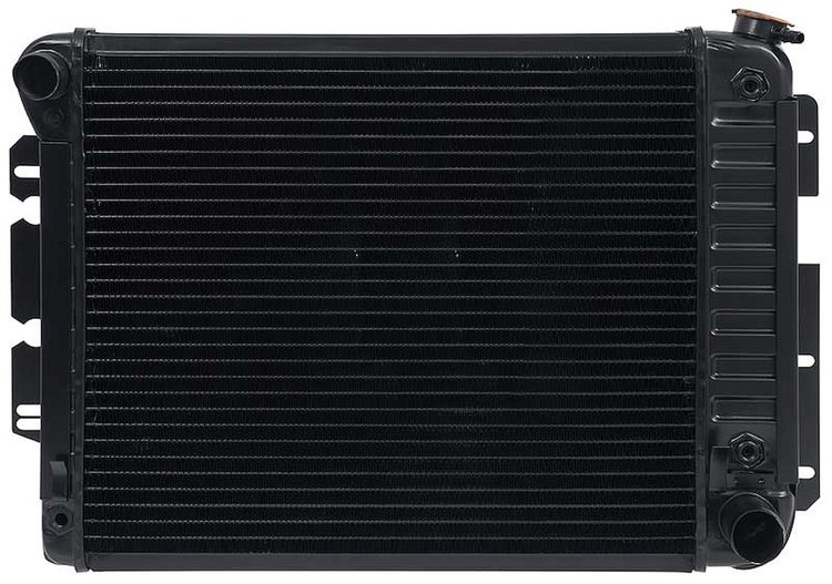 CRD3374A Radiator 1967-69 Camaro L6/V8 Small Block With Automatic Trans 4 Row Copper/Brass