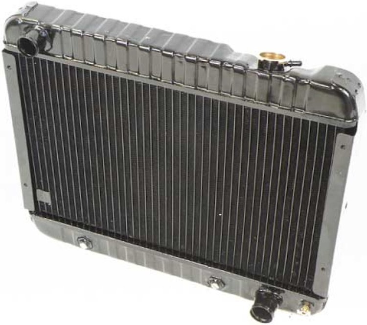 CRD3704S Radiator 1967-69 Camaro/Firebird Small Block V8 With Manual Trans 4 Row Copper/Brass