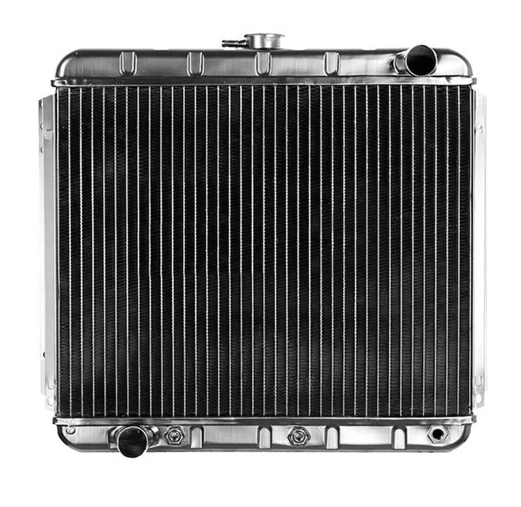 CRD5105A Radiator 1968-70 Mustang L6-250 With Auto Trans 3 Row Copper/Brass